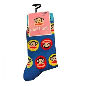 Paul Frank Julius the Monkey Novelty Socks Women’s Size 6-10 Y2K NWT